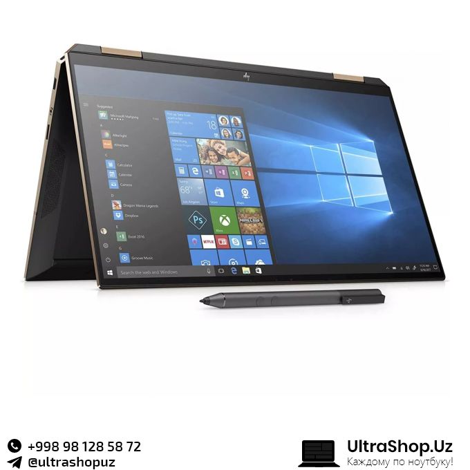 Ноутбук HP Spectre x360 Convertible 13t-aw200 / 9YP56AV / 13.3" Full HD ...